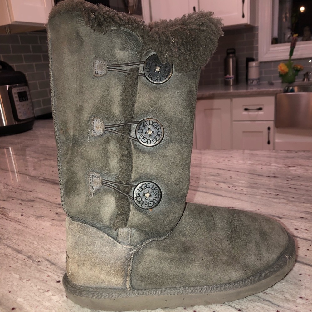 Gray Classic Tall Bailey Button Ugg’s - image 1